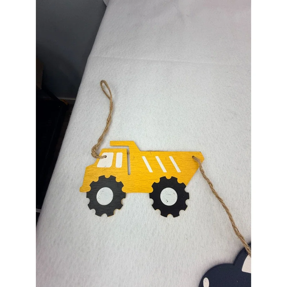 Hobby Lobby Wooden Cars Trucks Garland Kids Room Nursery Decor Vehicle Banner